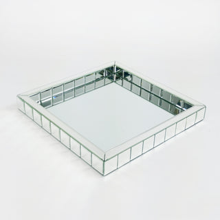 Square Beveled Mirror Tray