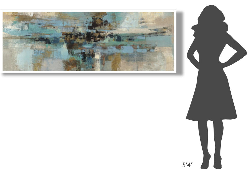 "Morning Fjord Crop" Digital Paper Print by Silvia Vassileva, 74"x26"
