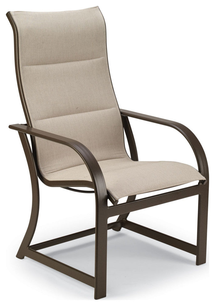 Key West Padded Sling Ultra High Back Dining Chair