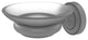 Dottingham Wall Mounted Soap Dish, Matte Gray