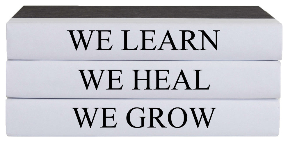 We Heal Quote Book Stack, S/3