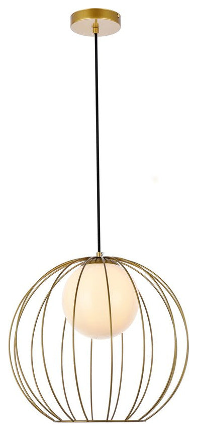 Warren 1-Light Brass Pendant