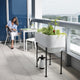 Nest Raised Planter, Alpine White, 22"