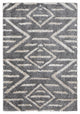 Weave & Wander Caide Contemporary Gray/White Rug, 4'x6'