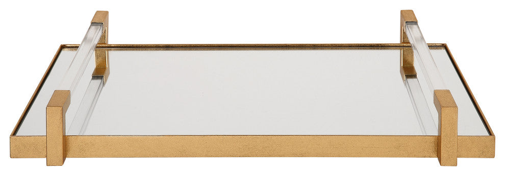 Deki Gold Mirrored Tray