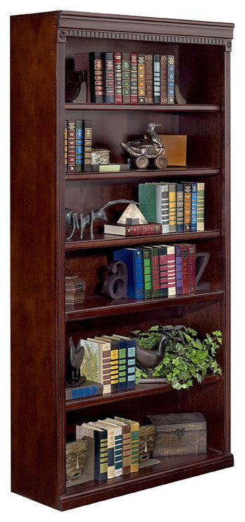 Huntington Club 72" Wood Bookcase, Storage Cabinet, Office Shelves