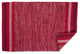 DII Varigated Red Recycled Yarn Rug 2'x3'