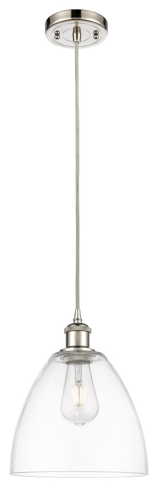 Innovations 516-1P-PN-GBD-92 1-Light Mini Pendant, Polished Nickel