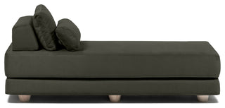 Jaxx Balshan Chaise Lounge Daybed, Charcoal