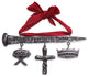 Christmas Ornament, Jesus King Nail Resin