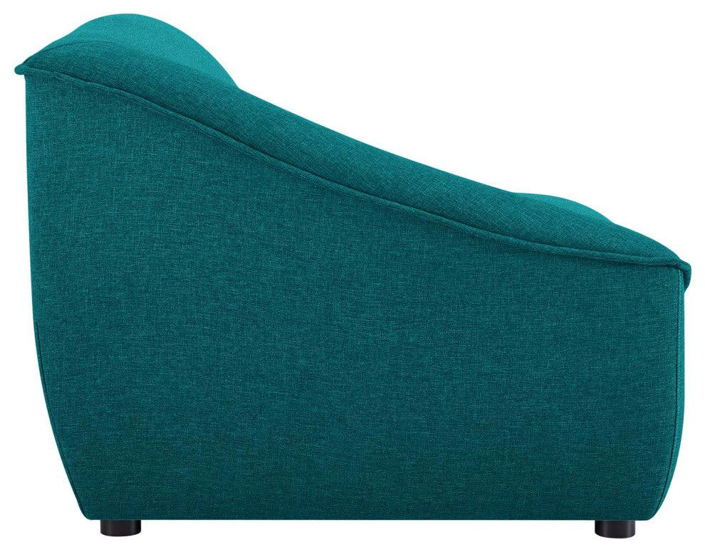 Comprise Left-Arm Sectional Sofa Chair-Teal