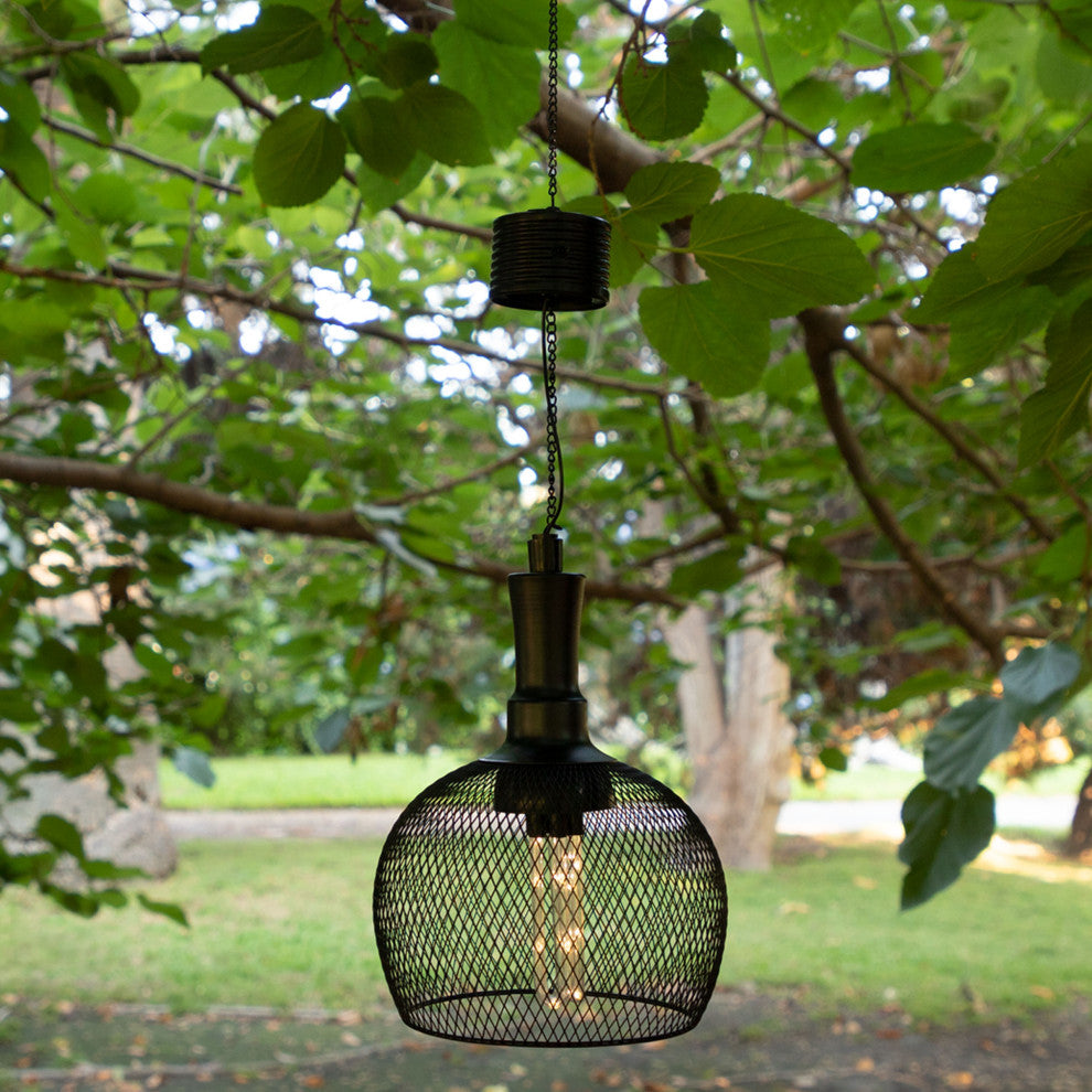 Alpine Solar Hanger with White LED Light, 10"