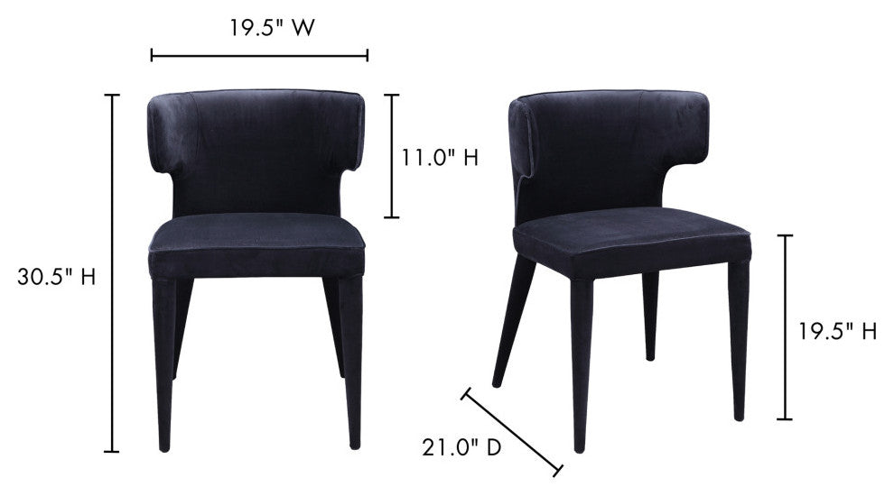 Jennaya Dining Chair Black