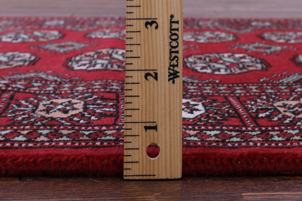 Silky Bokhara Handmade Wool Rug 3' 1" X 5' 0" - Q13811