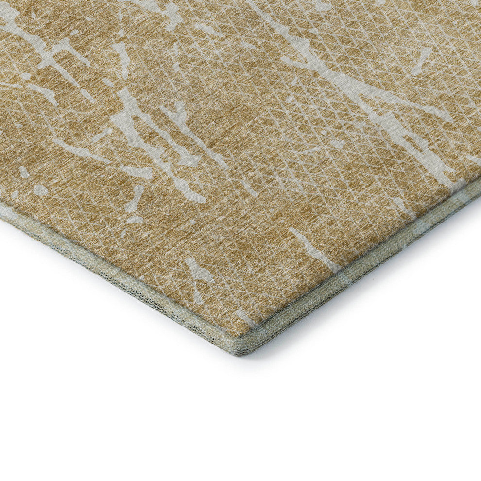 Premium Machine Washable Mayfield AMF628 Beige 5' x 7'6" Rug