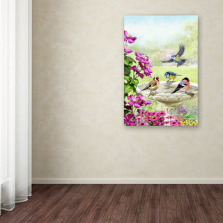 The Macneil Studio 'Garden Birds' Canvas Art, 32"x22"
