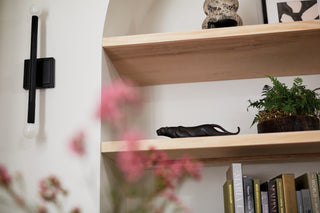 Odensa 2 Light Wall Sconce, Champagne Bronze, Black