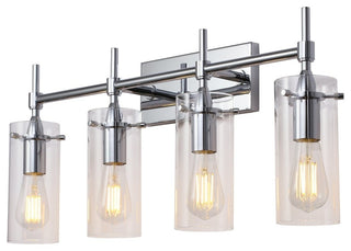 Effimero 4-Light Wall Sconce, Chrome