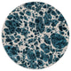 Unique Loom Oasis Breeze Area Rug, Blue, 4' 0 X 4' 0 Round