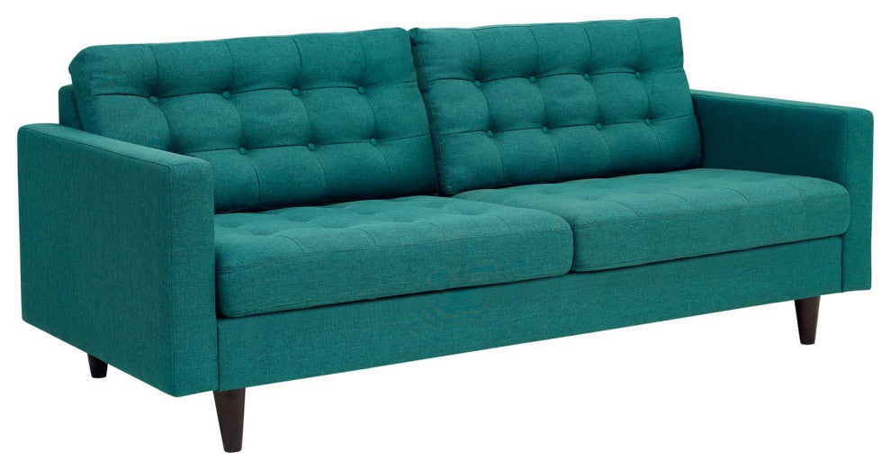 Teal Empress Sofa, Loveseat and Armchair Set of 3