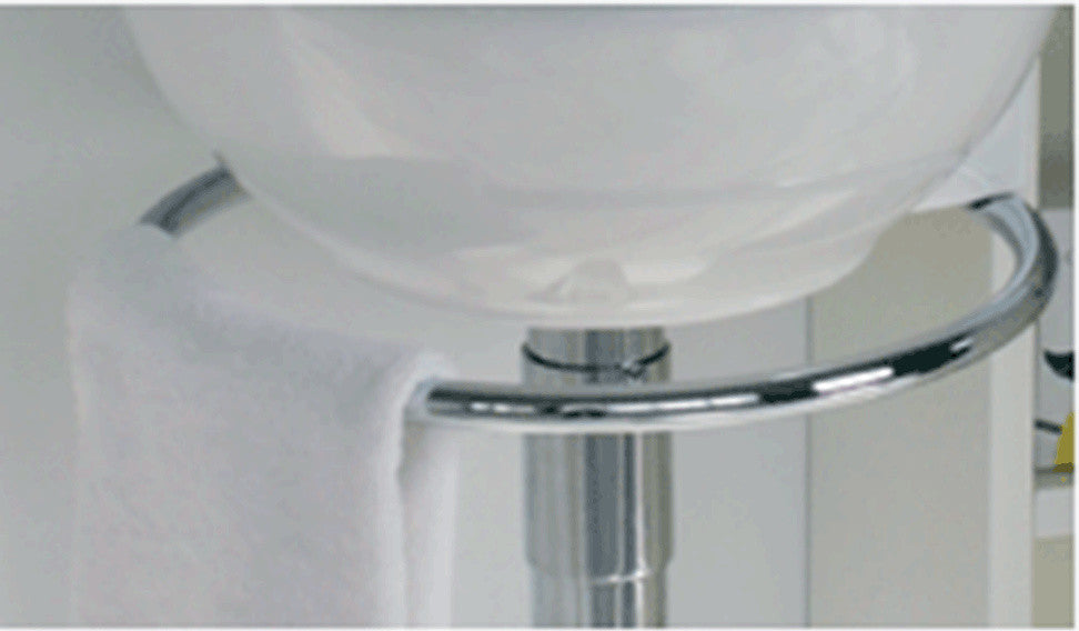 Lacava Piccolo Collection Towel Bar, Polished Chrome