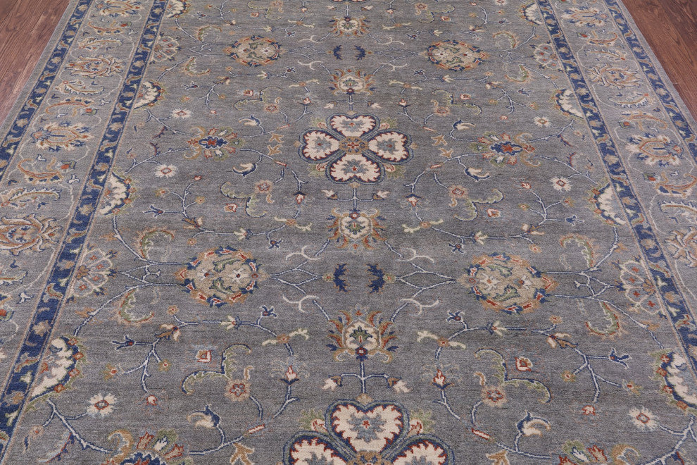 Turkish Oushak Handmade Rug 8' 0" X 10' 0" - Q12809