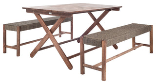 Safavieh Jardin 3Pc Dining Set, Natural