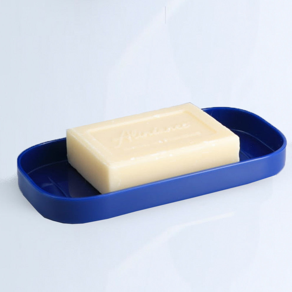 Bathroom Set Tumbler, Soap Dispenser, Soap Dish Set of 3 Accessories, Royal Blue