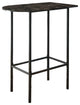 HomeRoots 23.75" x 35.5" x 41" Grey Mdf Metal Accent Table