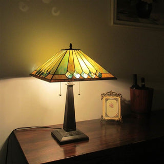 Graham 2-Light Mission Table Lamp 16"