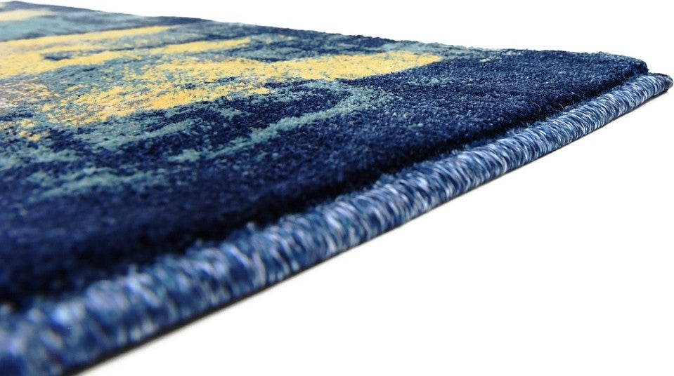 Unique Loom Navy Blue Mosman Mystic 4' 0 x 6' 0 Area Rug
