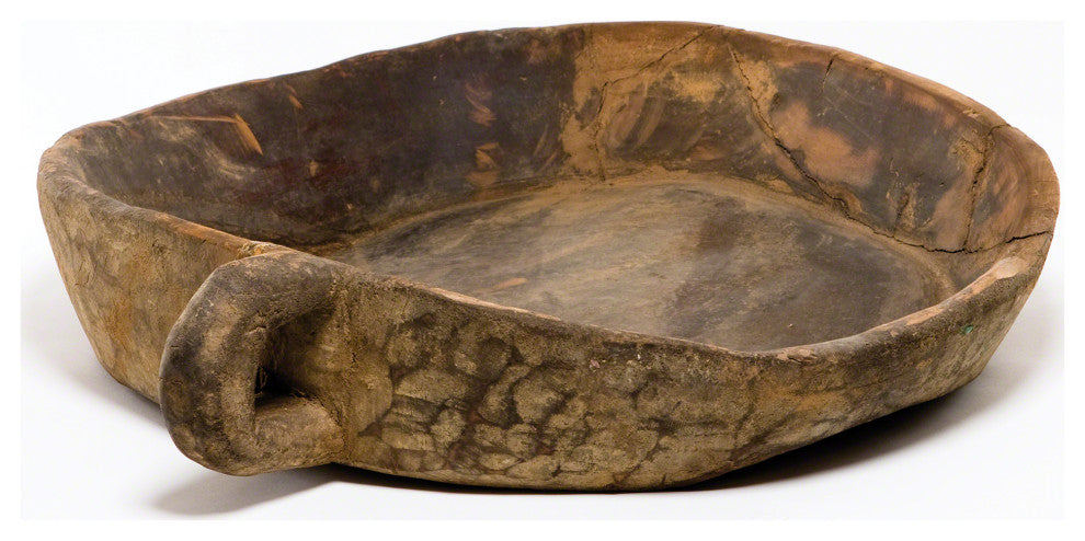 Wooden Tray Chipatti Bowl, 20" to 24''