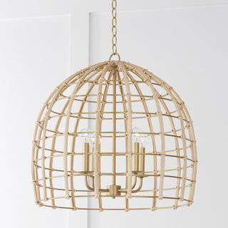 Capital Lighting 344141 Wren 4 Light 23"W Chandelier - Matte Brass