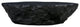 Crag Black Concrete Coffee Table