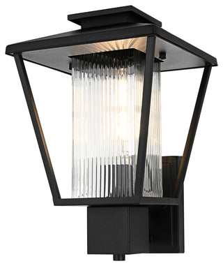 Home Living 10" Outdoor Wall Sconce, Black