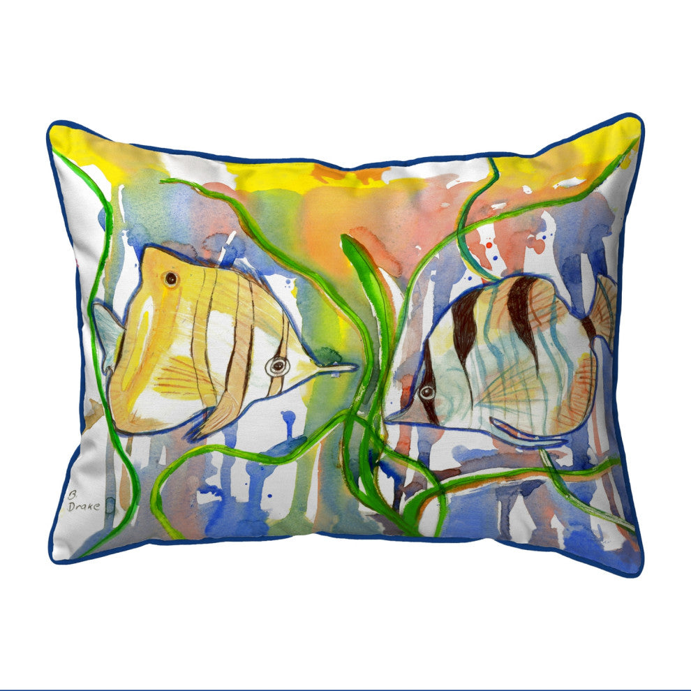 Angel Fish Large Indoor/Outdoor Pillow 16x20