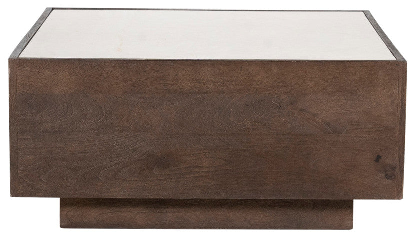 Mango Wood Box Coffee Table, Eleonora Hazel, Medium