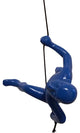 BLUE Climbing Man Position 1- HANGING WALL ART!