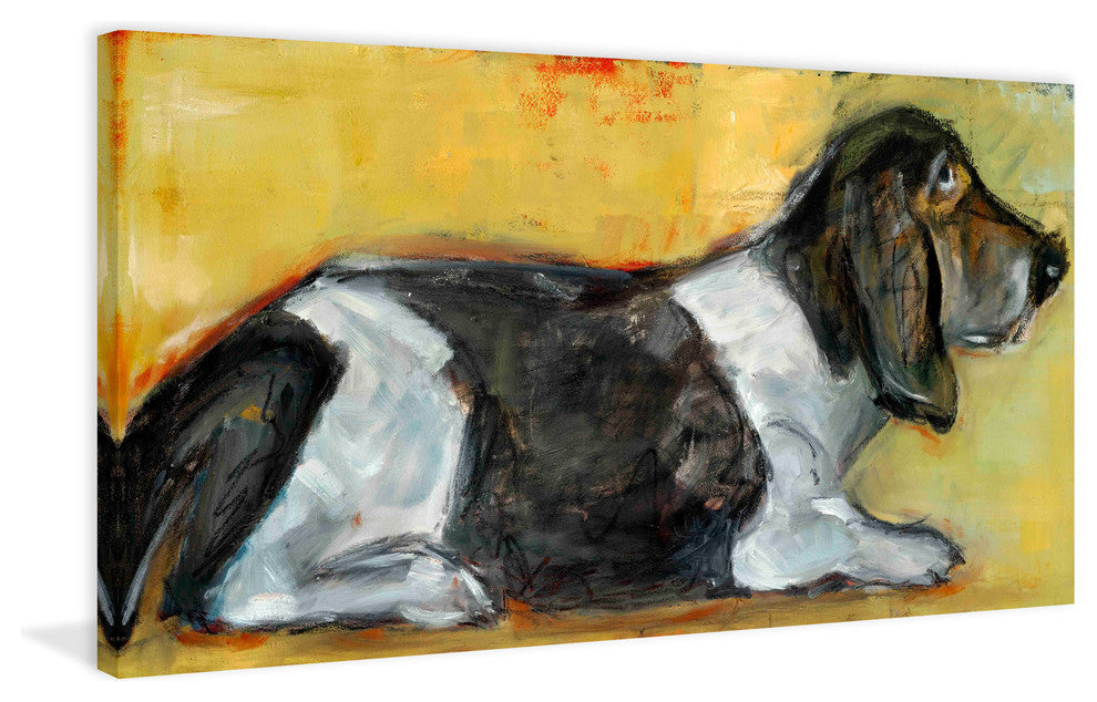 "Hush Puppy" Painting Print on Canvas by Tori Campisi