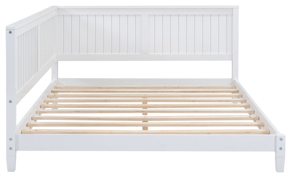Gewnee Full Size Wood Daybed/Sofa Bed, White