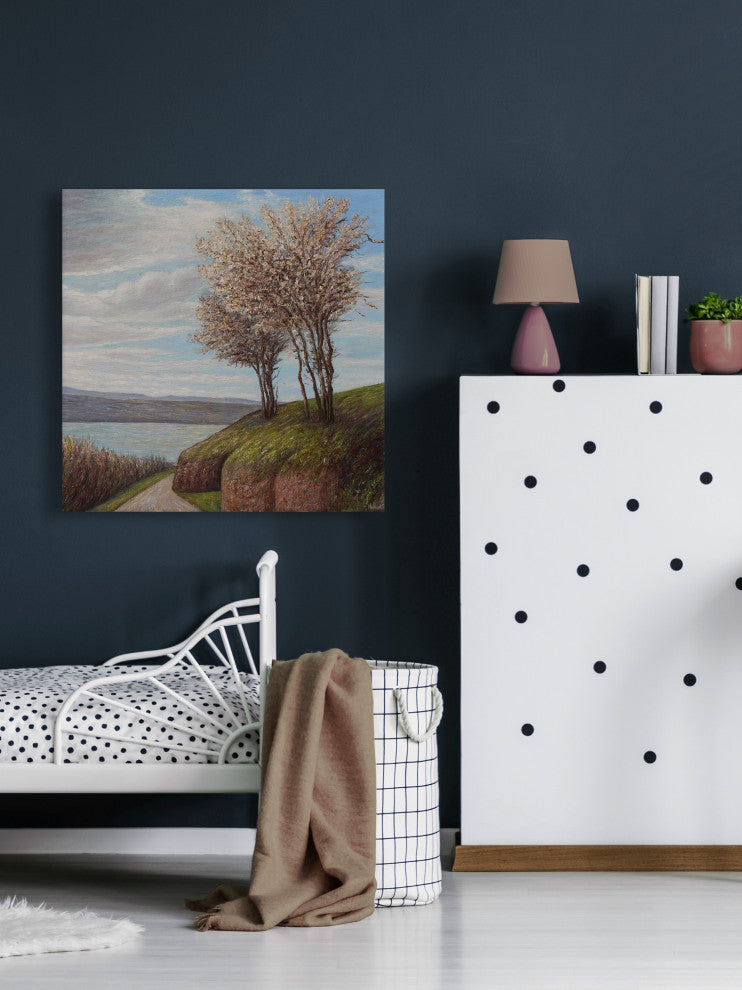 "Nature Is Home" Painting Print on Wrapped Canvas, 18x18