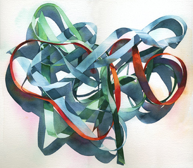 Unwound Water Color Art