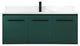 Elegant VF44548MGN-BS 48" Single Bathroom Vanity, Green With Backsplash