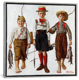 "The Catch" Wrapped Canvas Art Print, 18x18x1.5