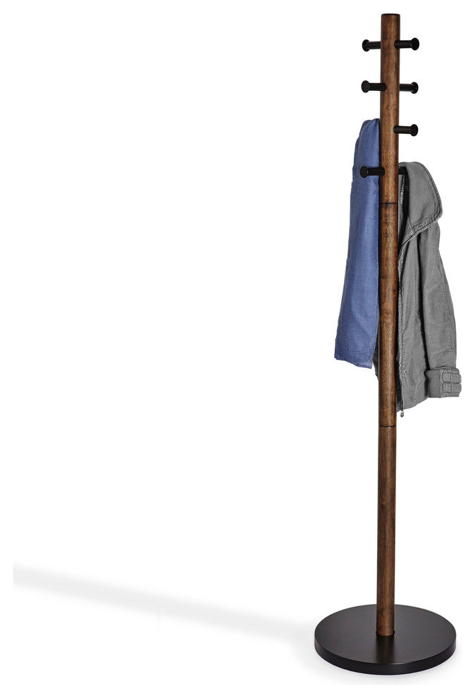 Pillar Coat Rack, Black