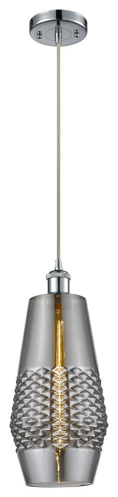 Innovations 516-1P-PC-G683-7 1-Light Mini Pendant, Polished Chrome