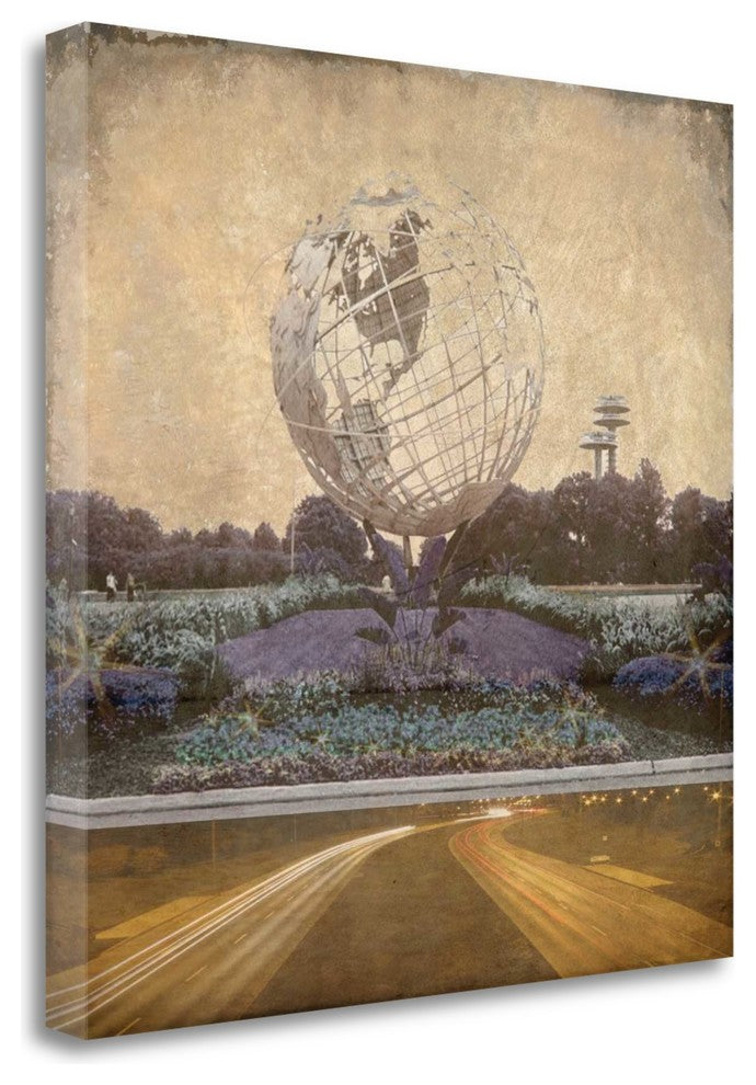 "Unisphere Parkway" By Andrew Sullivan, Giclee Print on Gallery Wrap Canvas
