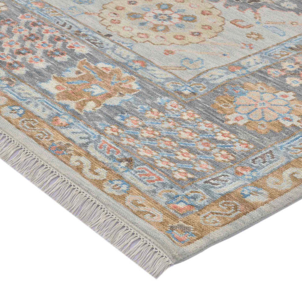 Blu Stanhope Area Rug, Ivory, 10' x 14', Geometric