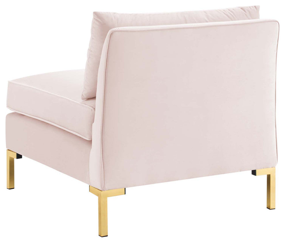 Sofa, Velvet, Pink, Modern, Living Lounge Room Hotel Lobby Hospitality