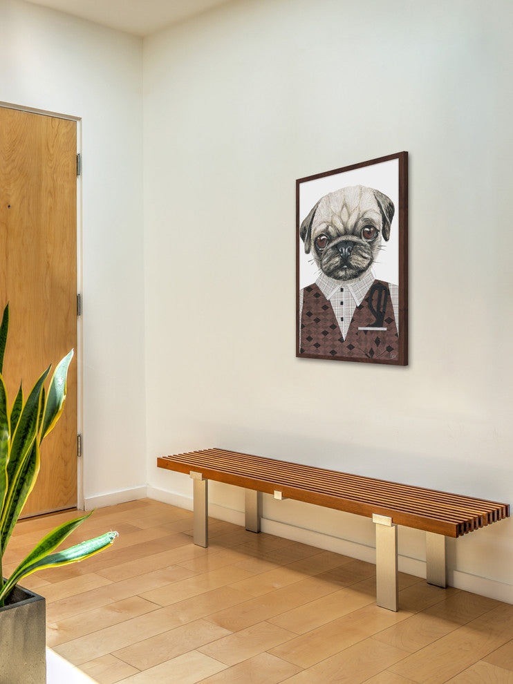 "The Professor" Framed Painting Print, 20"x30"